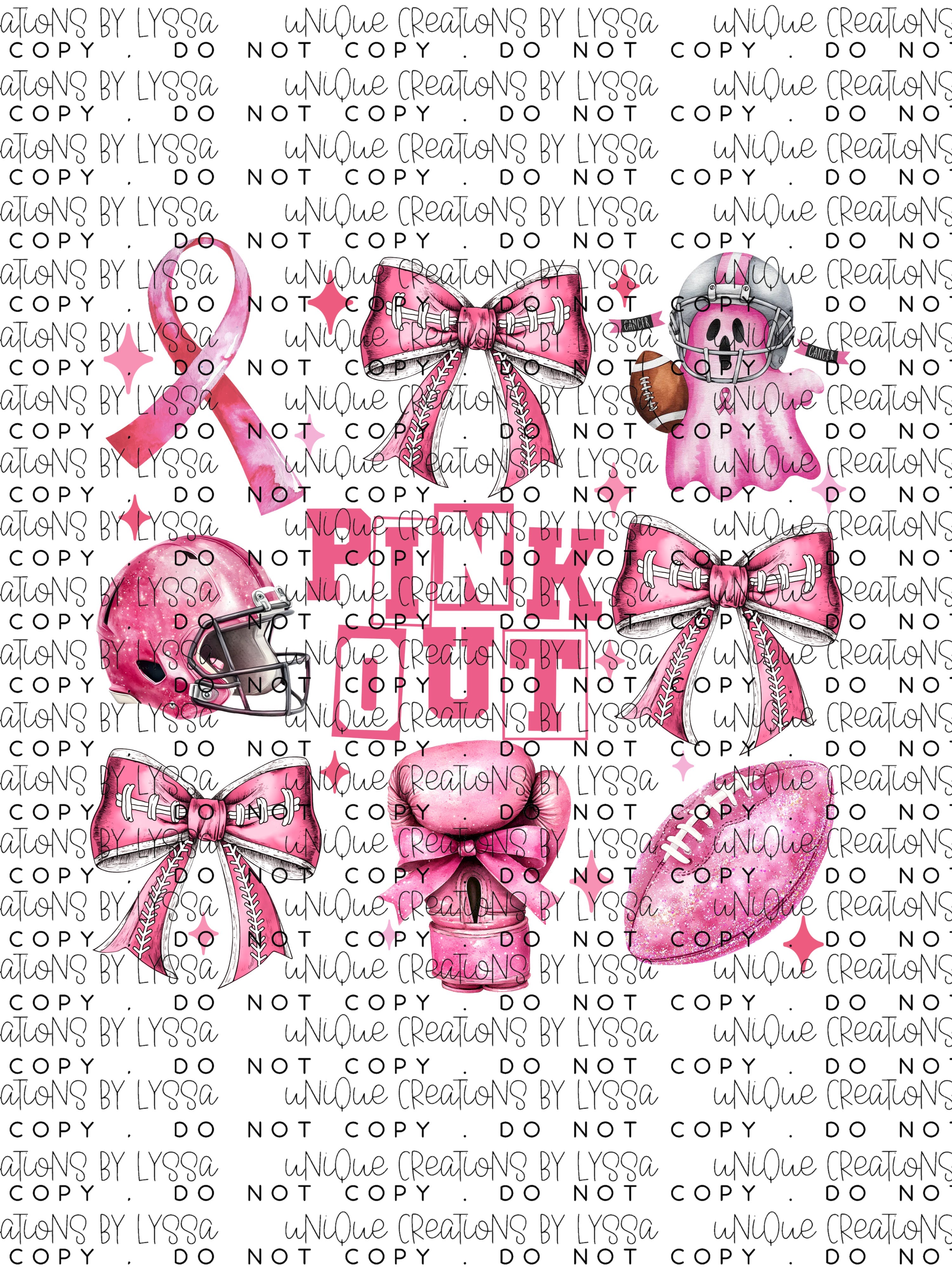 BREAST CANCER AWARENESS DTF TRANSFERS