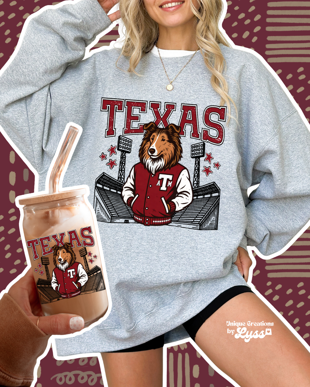 TEXAS A&M SWEATER + CUP COMBO