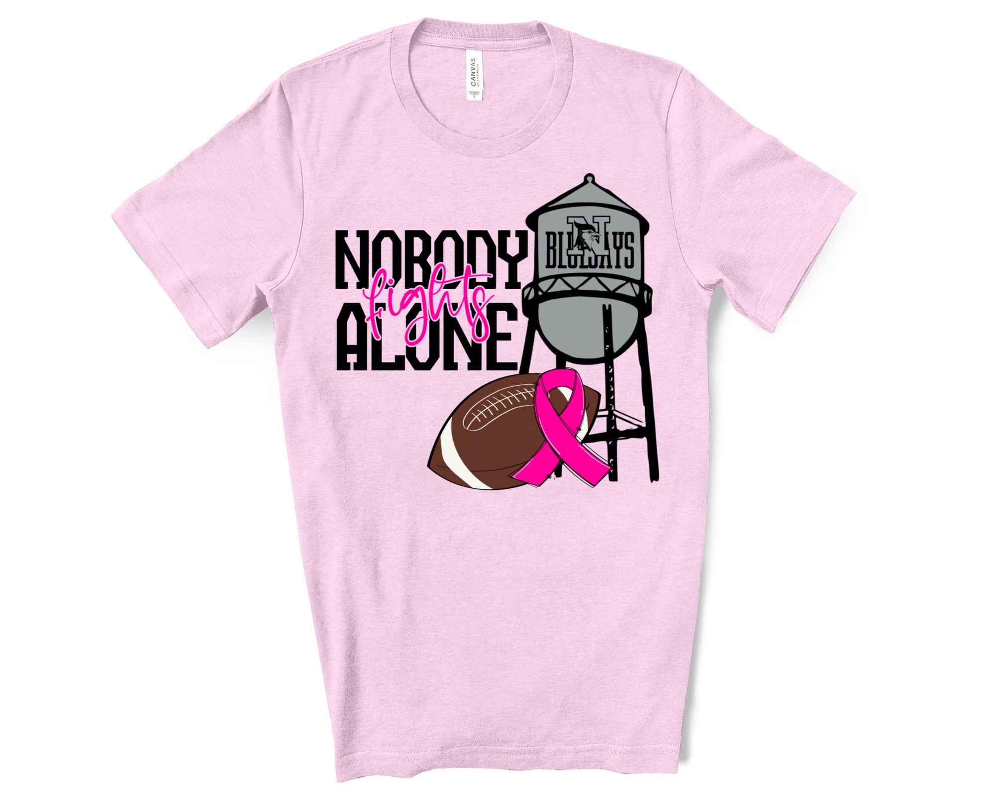 NOBODY FIGHTS ALONE BLUEJAYS TEE