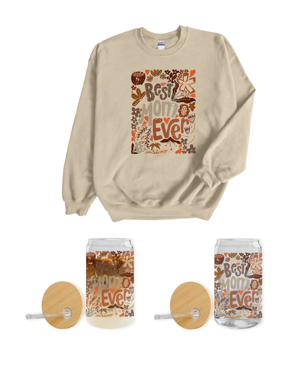 FALL BEST MOM EVER SWEATER AND CUP COMBO
