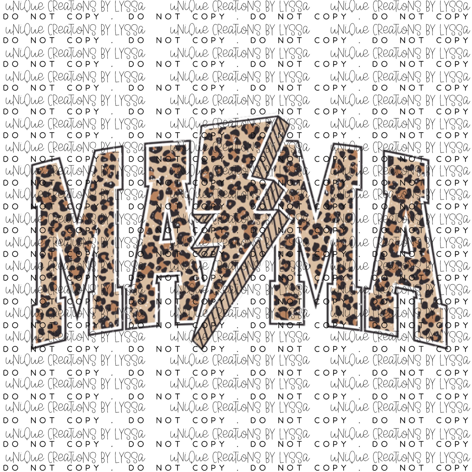 MAMA CHEETAH DTF TRANSFER