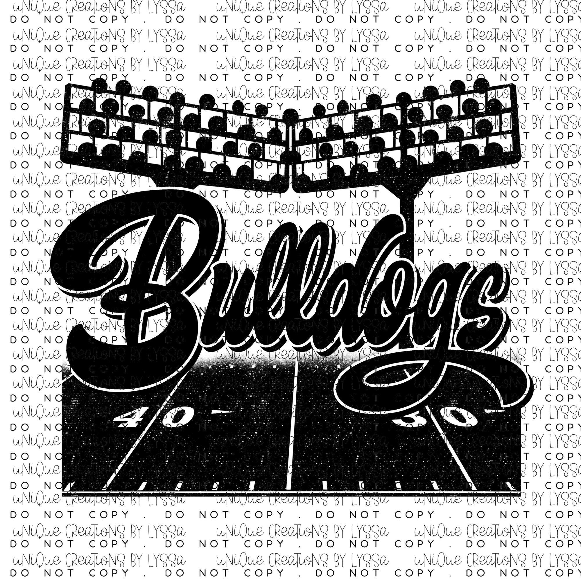 BULLDOGS FIELD DTF TRANSFER