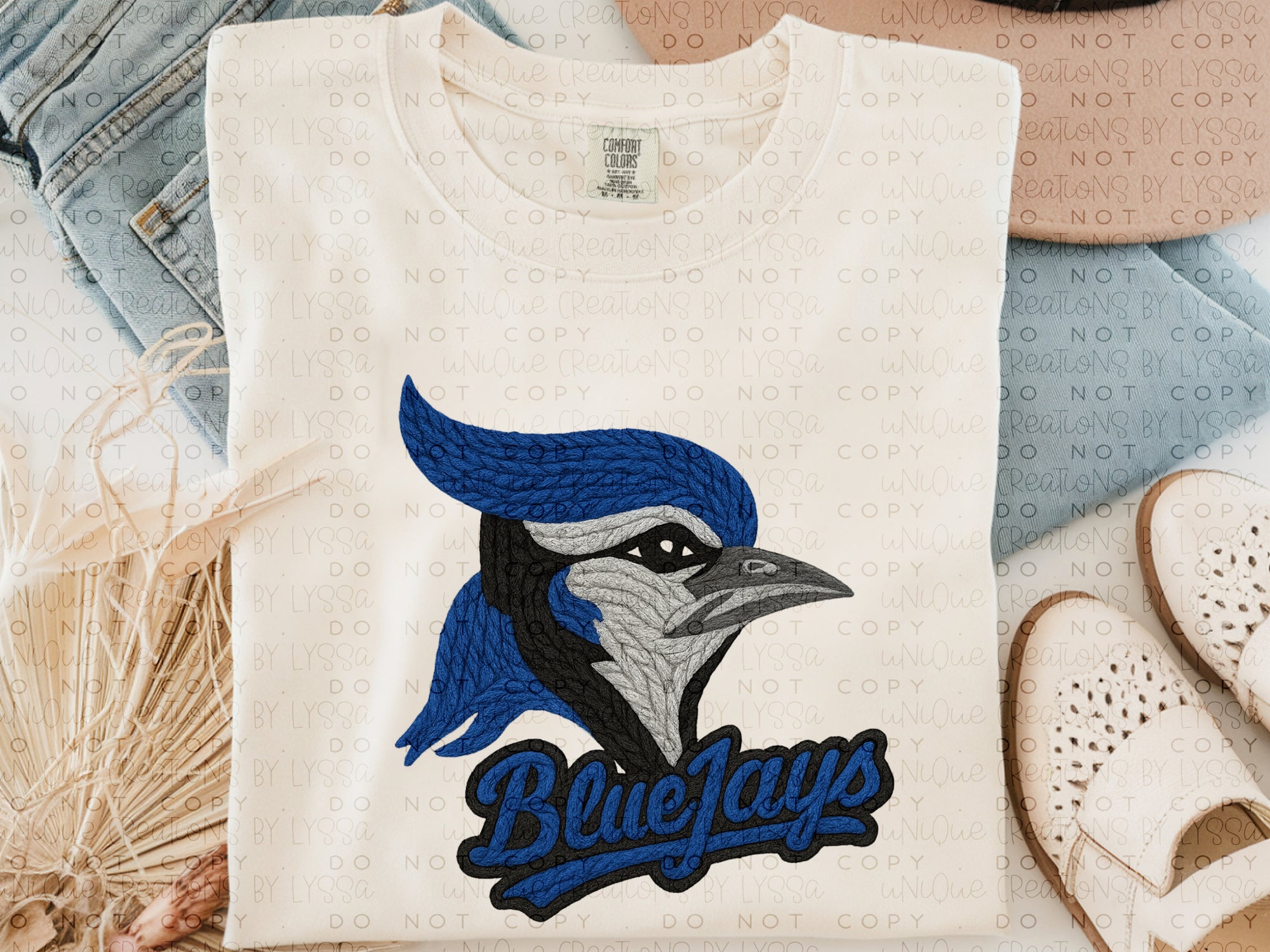 BLUEJAYS (EMBROIDERY LIKE)
