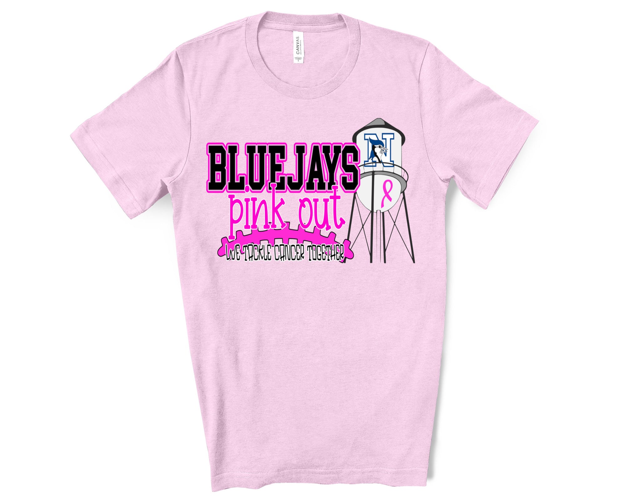 PINK OUT BLUEJAYS WATER TOWER TEE