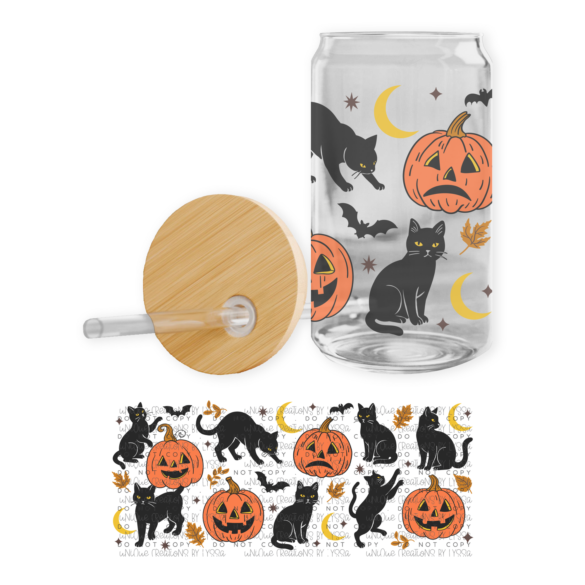CATS AND PUMPKINS 16OZ