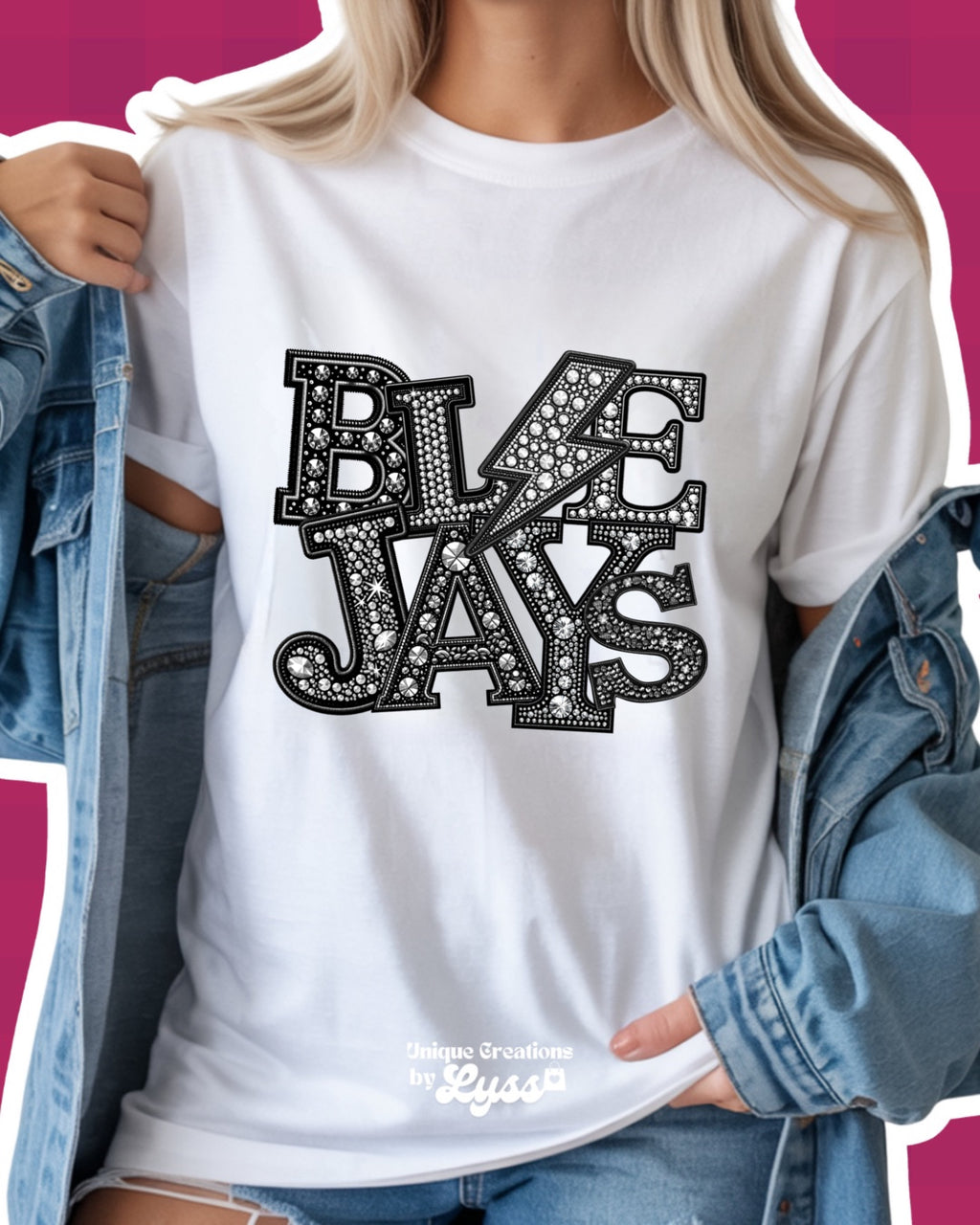 RHINESTONE BLUEJAYS