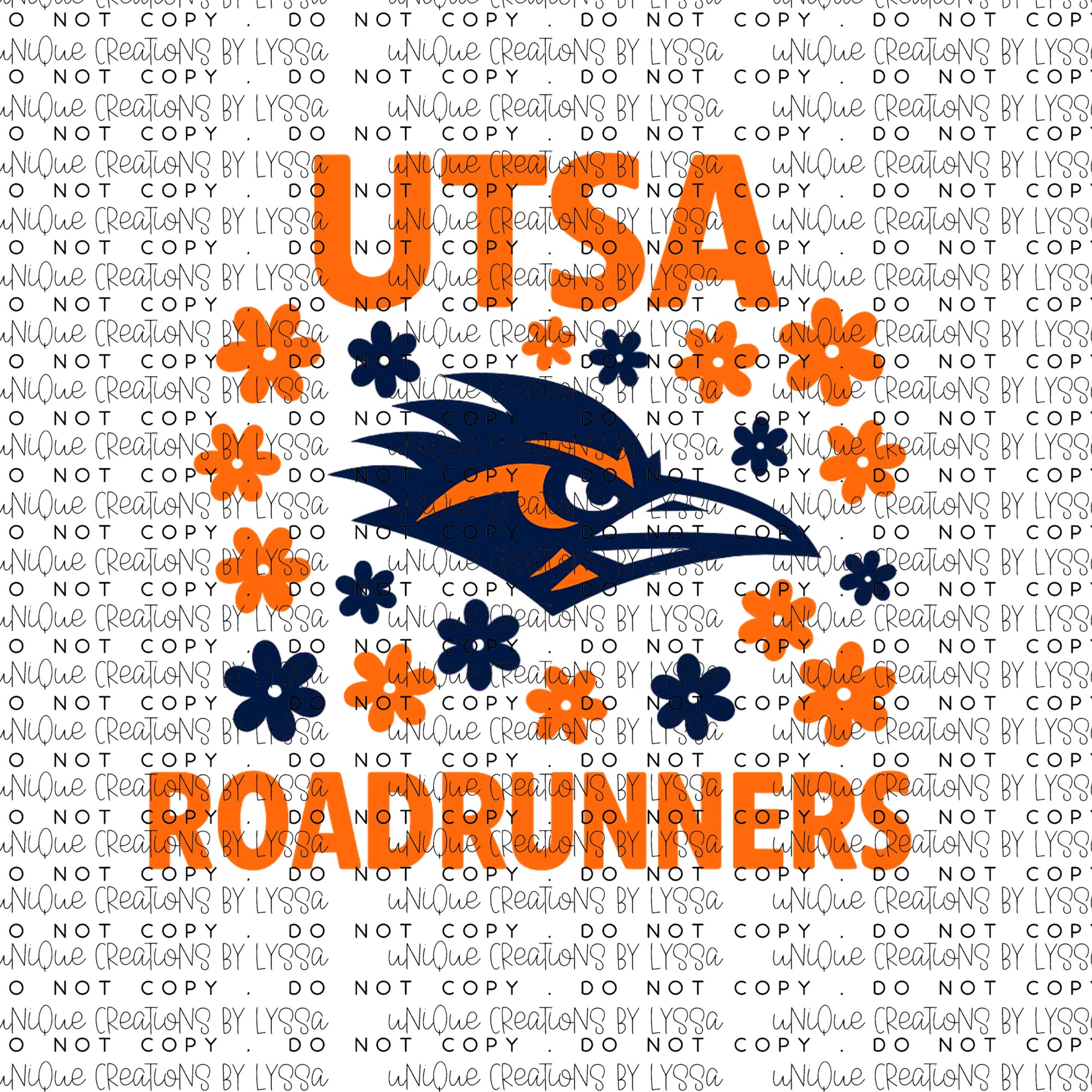 U T S A COLLAGE DTF TRANSFER