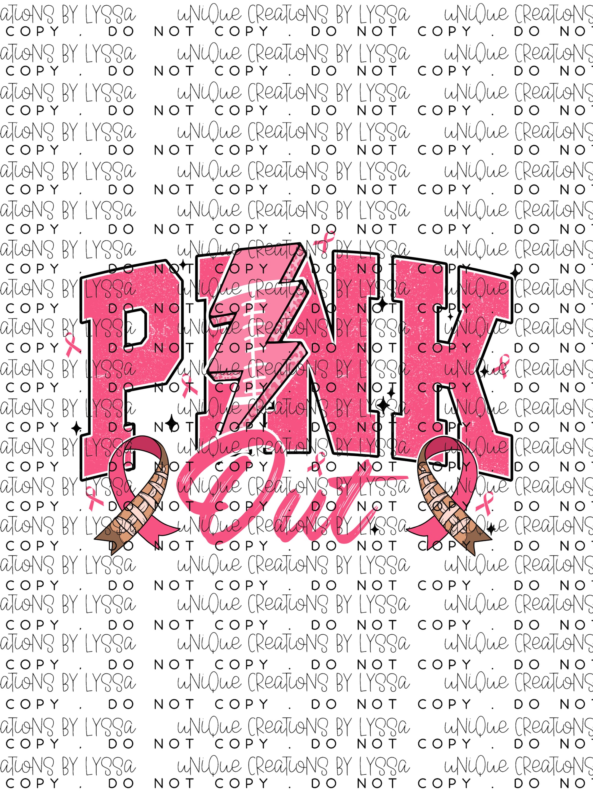 PINK OUT DTF TRANSFER
