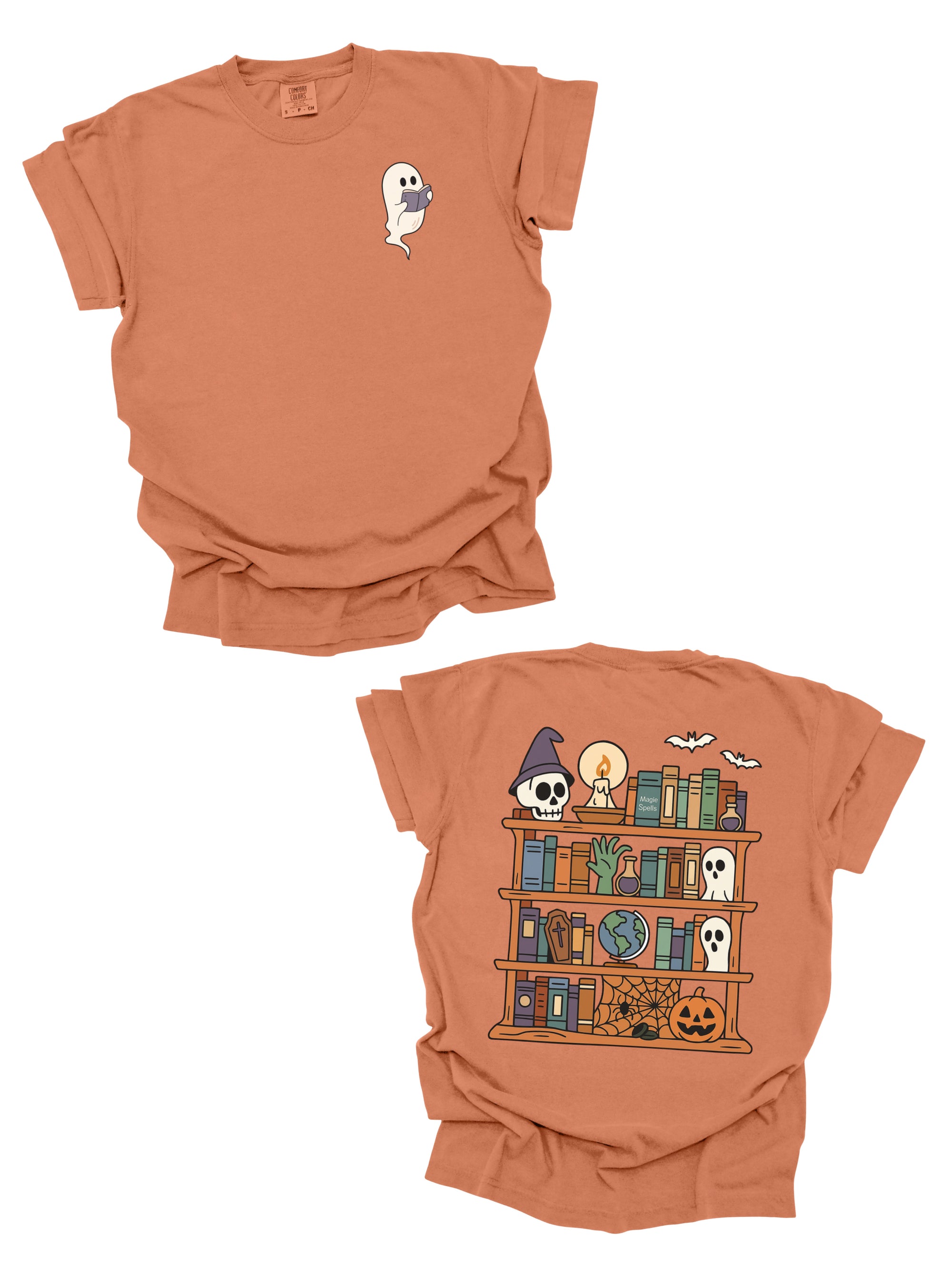 HALLOWEEN BOOKSHELF TEE