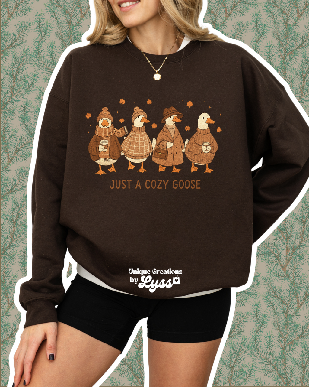 JUST A COZY GOOSE TEE/SWEATER