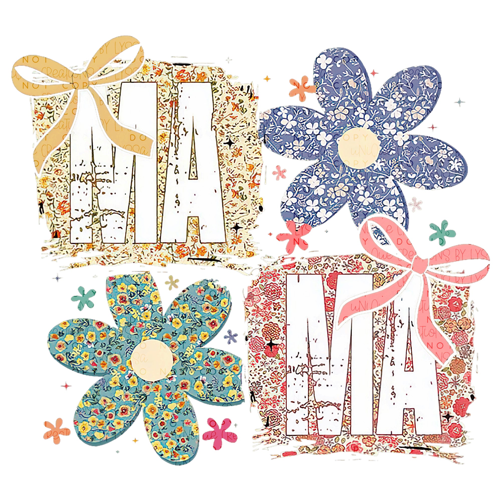 FLORAL MAMA DTF TRANSFER