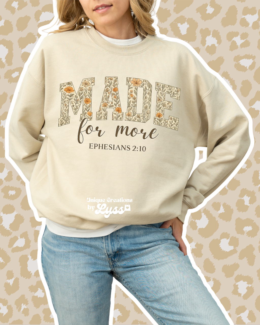 MADE FOR MORE TEE/SWEATER