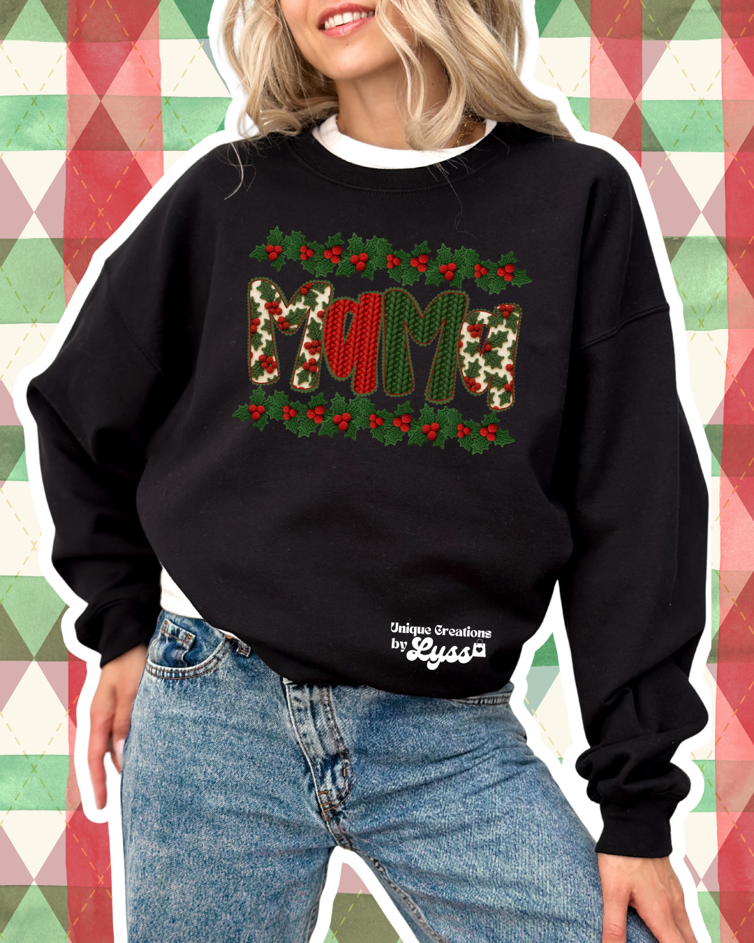 CHRISTMAS MAMA TEE/SWEATER