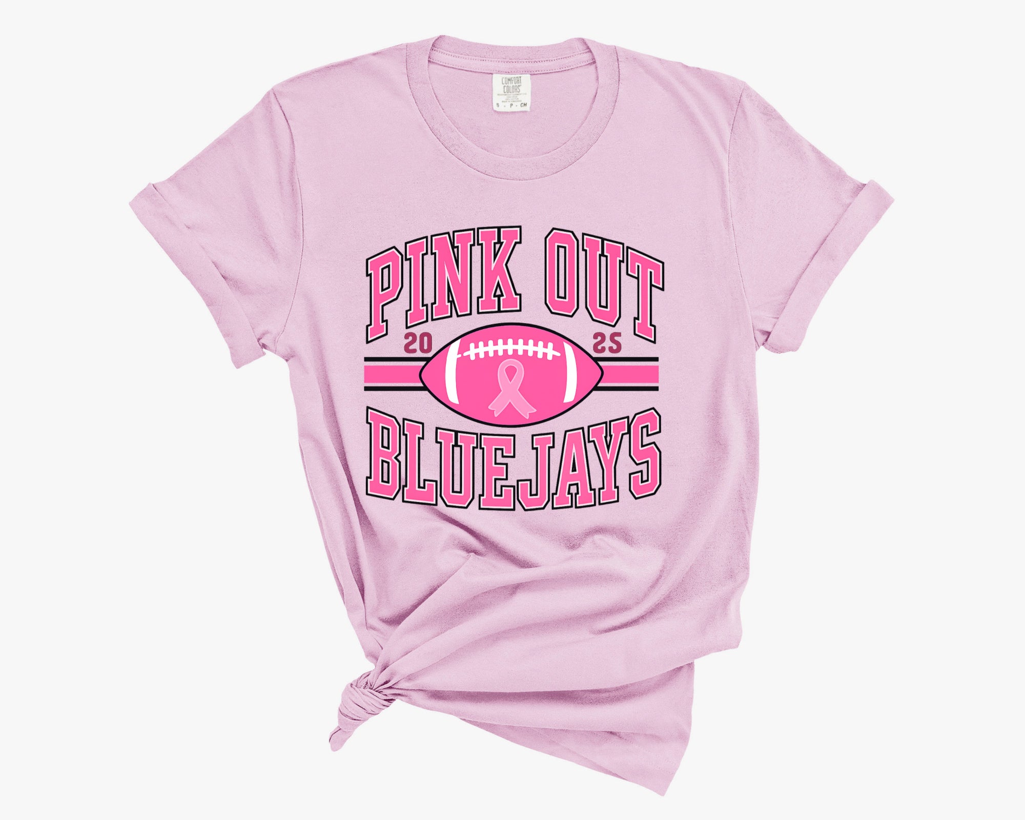 PINK OUT 2025 BLUEJAYS TEE