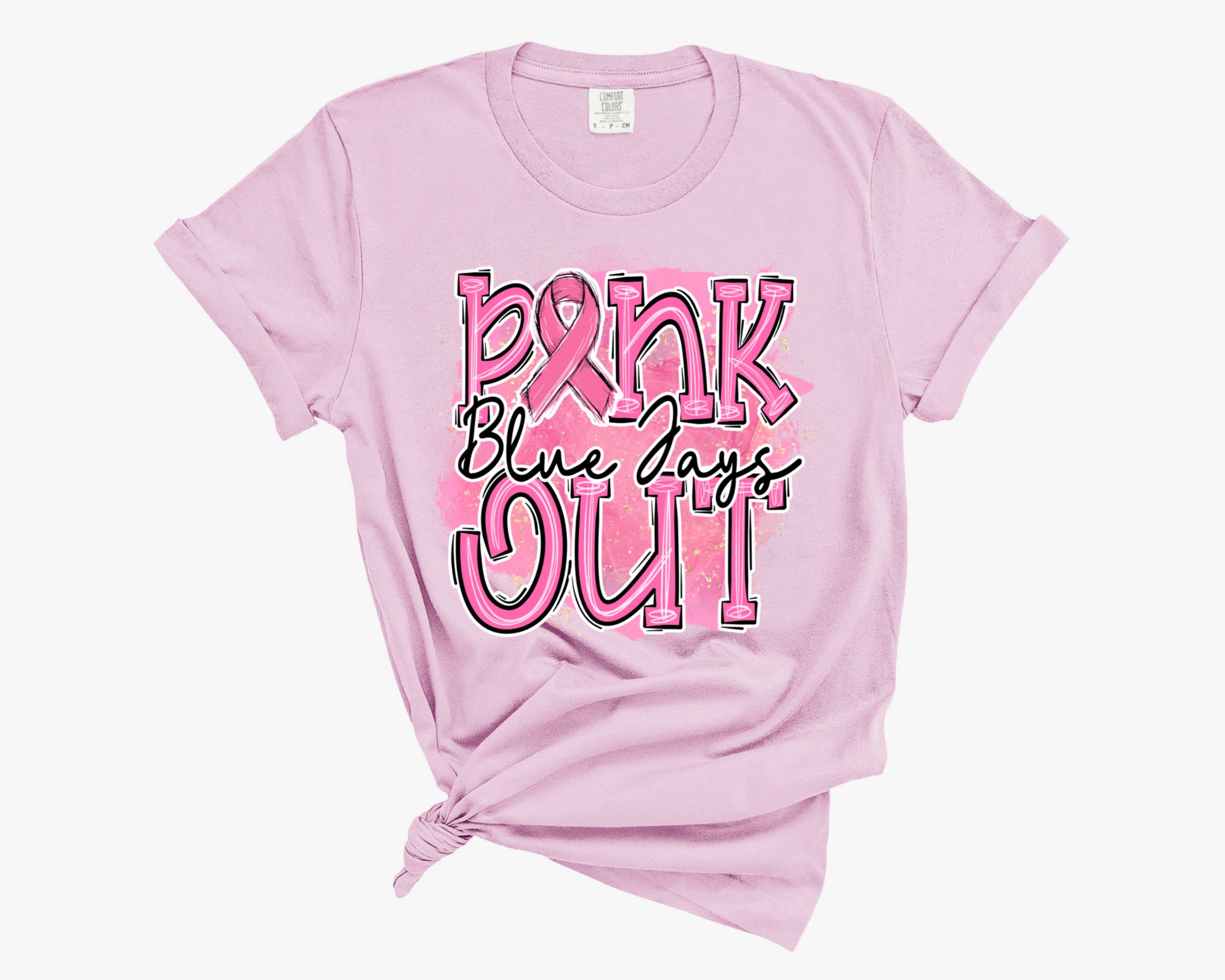 PINK OUT BLUEJAYS SPLATTER TEE