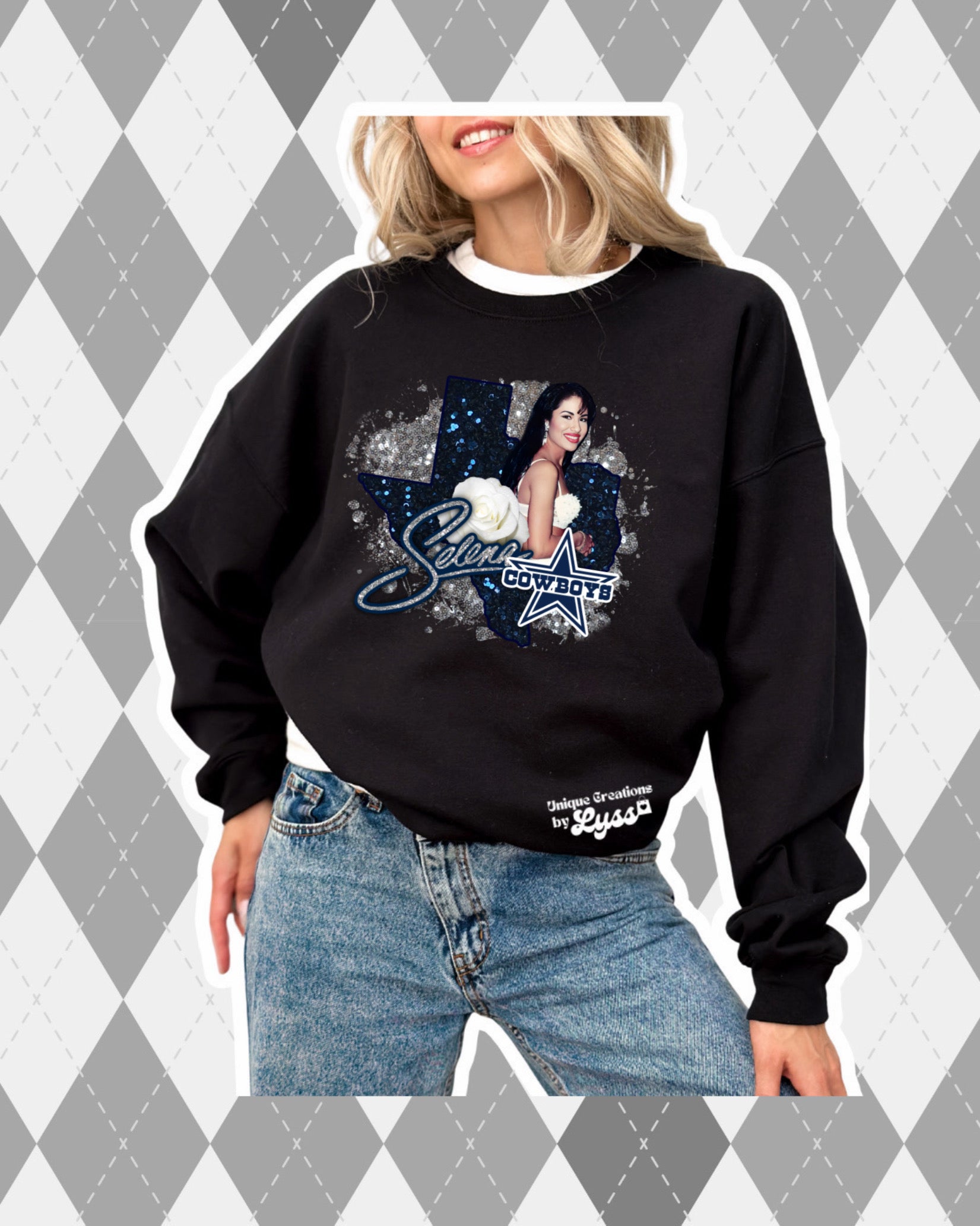 COWBYS SELENA ADULT TEE/SWEATER/HOODIE