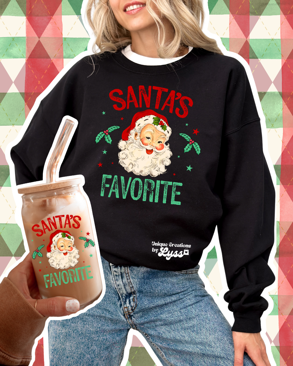 SANTA'S FAVORITE SWEATER + CUP COMBO