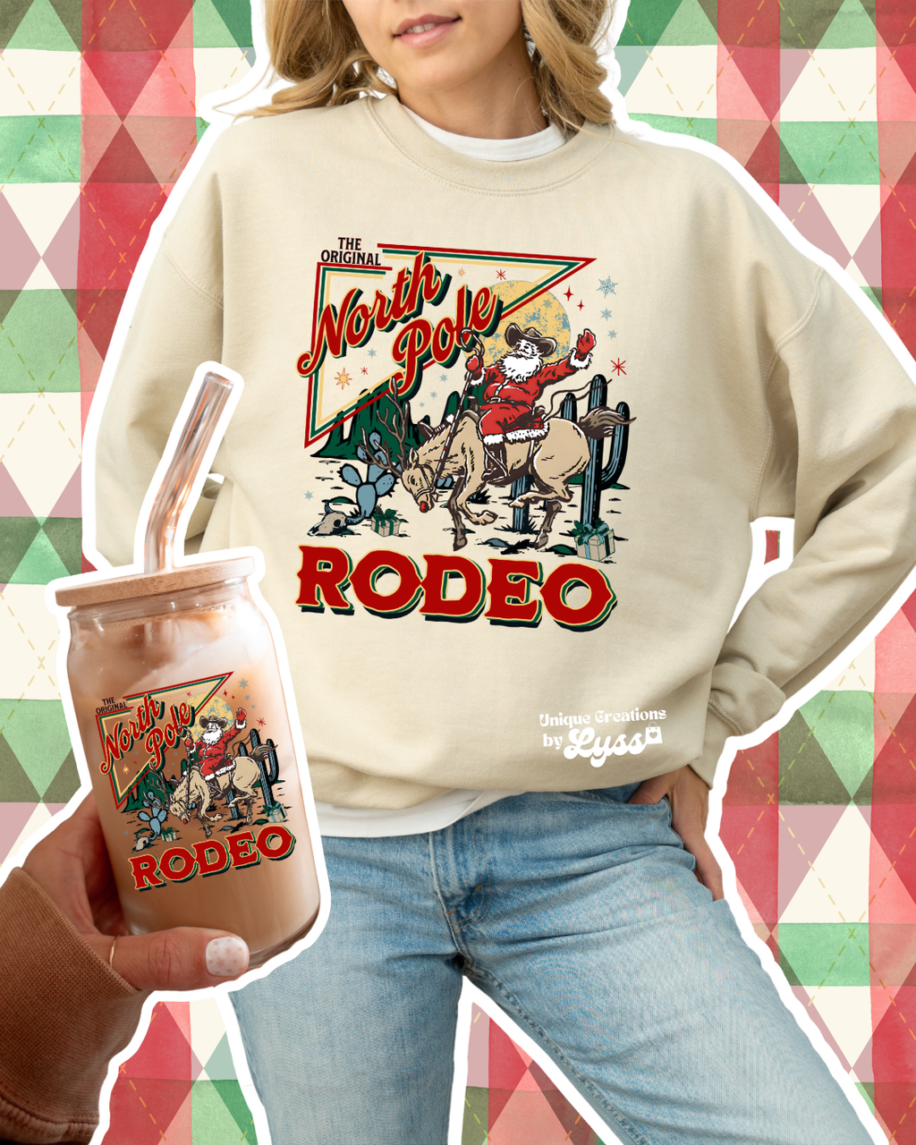 NORTH POLE RODEO SWEATER + CUP COMBO
