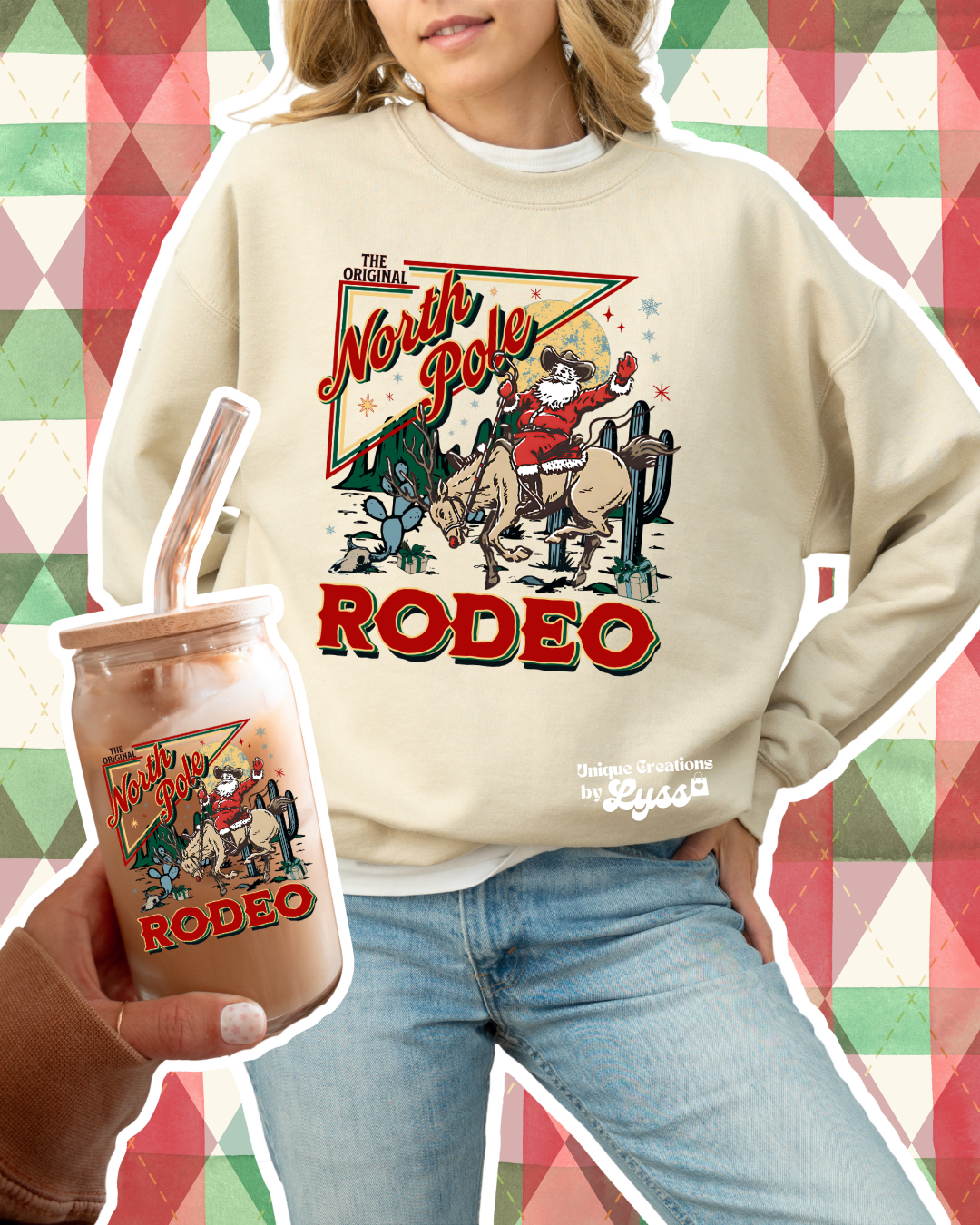 NORTH POLE RODEO SWEATER + CUP COMBO