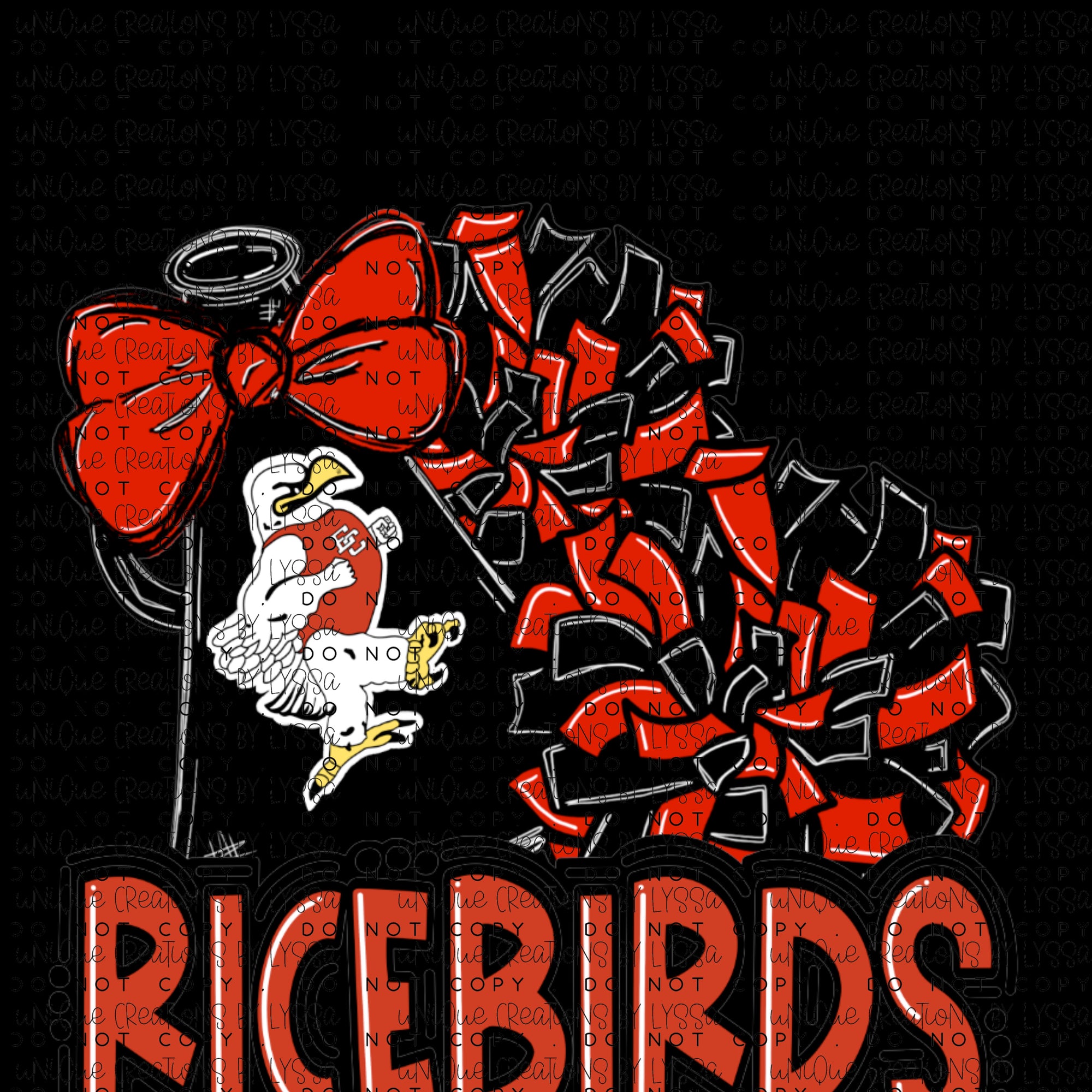 POM POM RICEBIRDS DTF TRANSFER