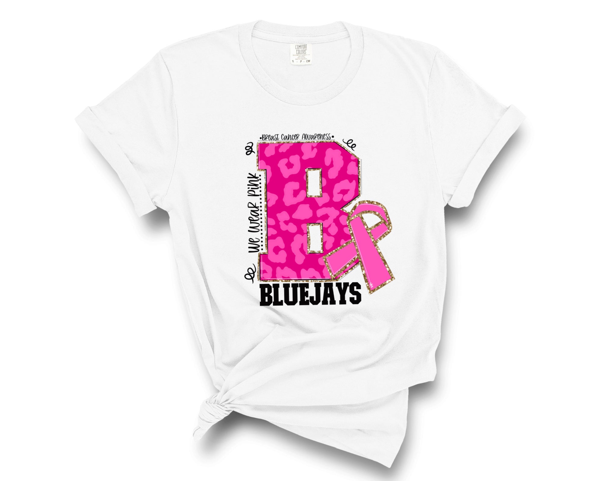 WE WEAR PINK BLUEJAYS TEE