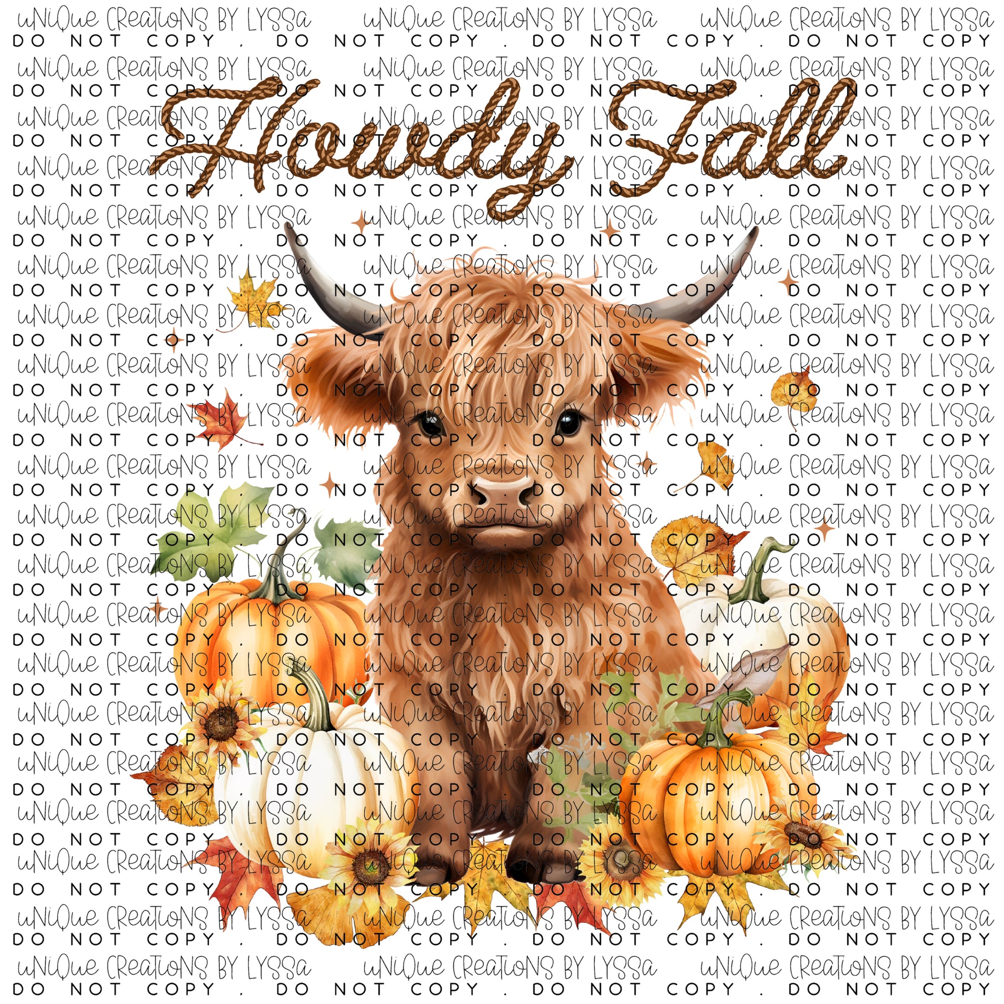HOWDY FALL DTF TRANSFER