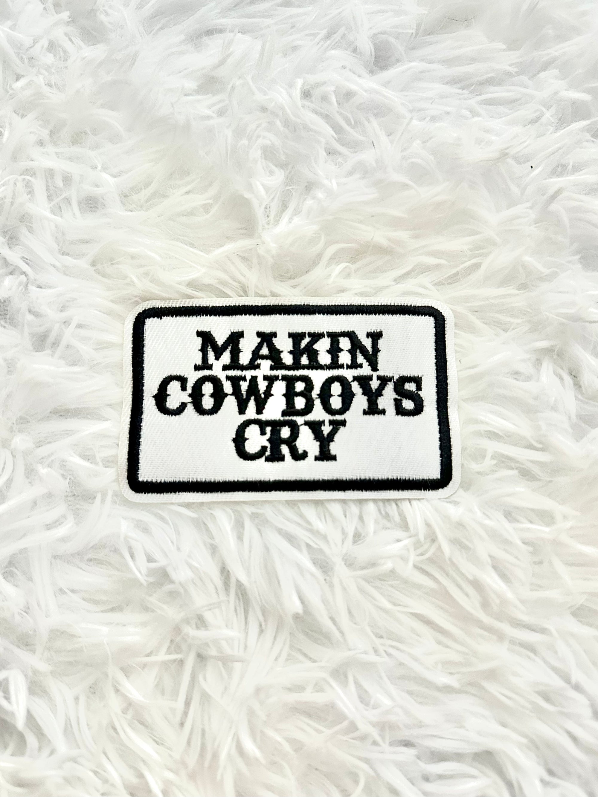 MAKIN COWBOYS CRY PATCH (LARGE)