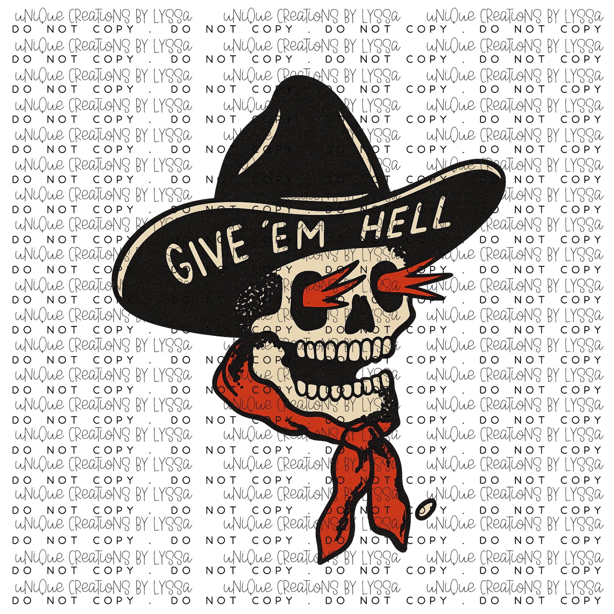 GIVE EM HELL DTF TRANSFER
