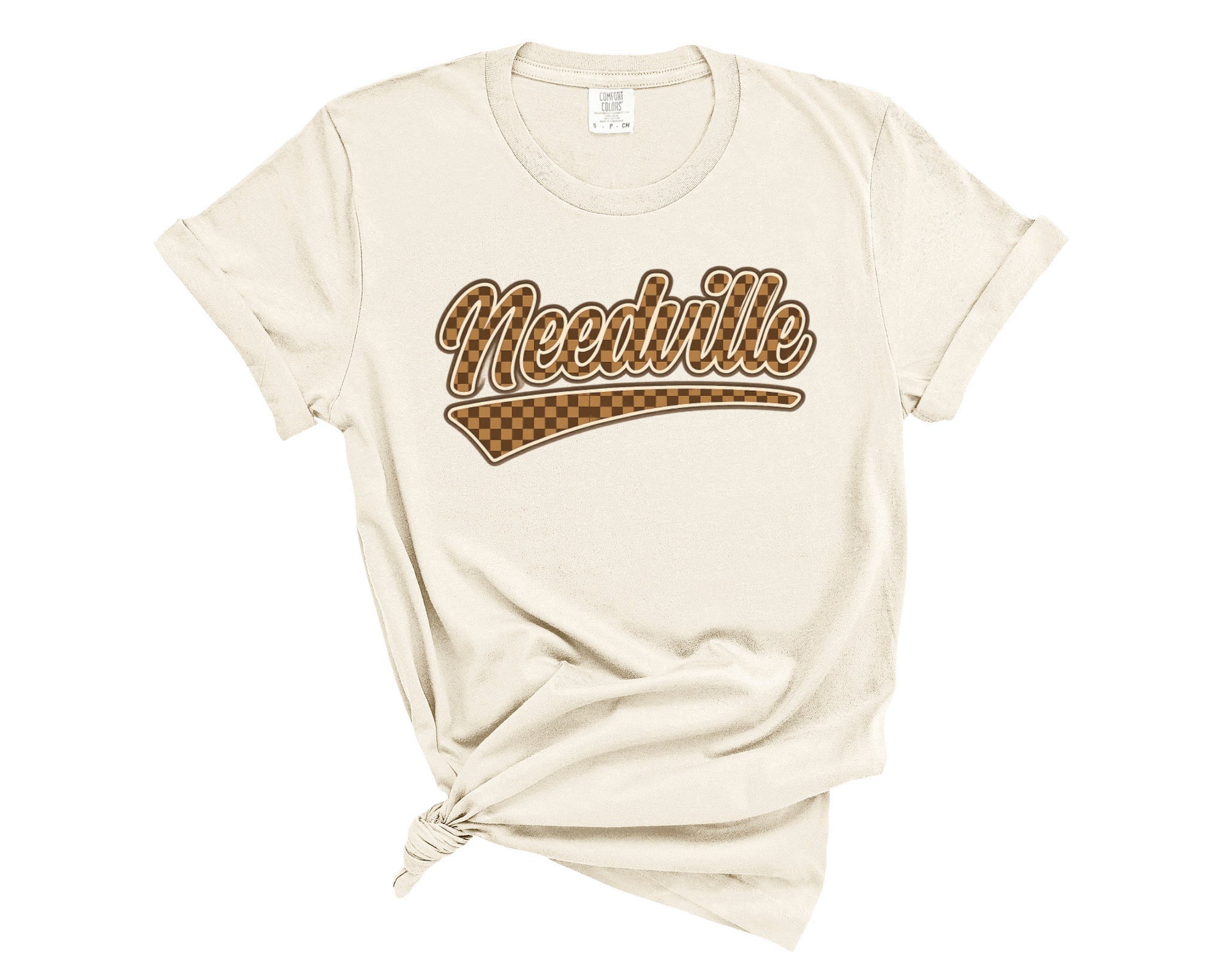 NEEDVILLE BROWN CHECKERED