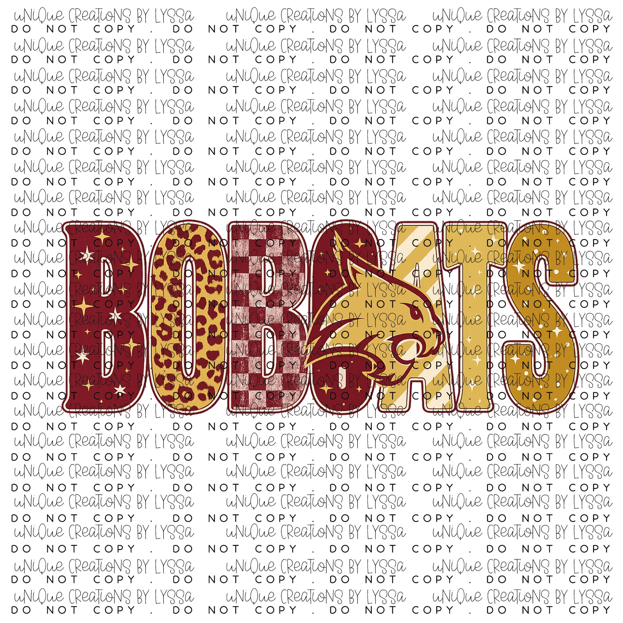 TRENDY BOBCATS DTF TRANSFER