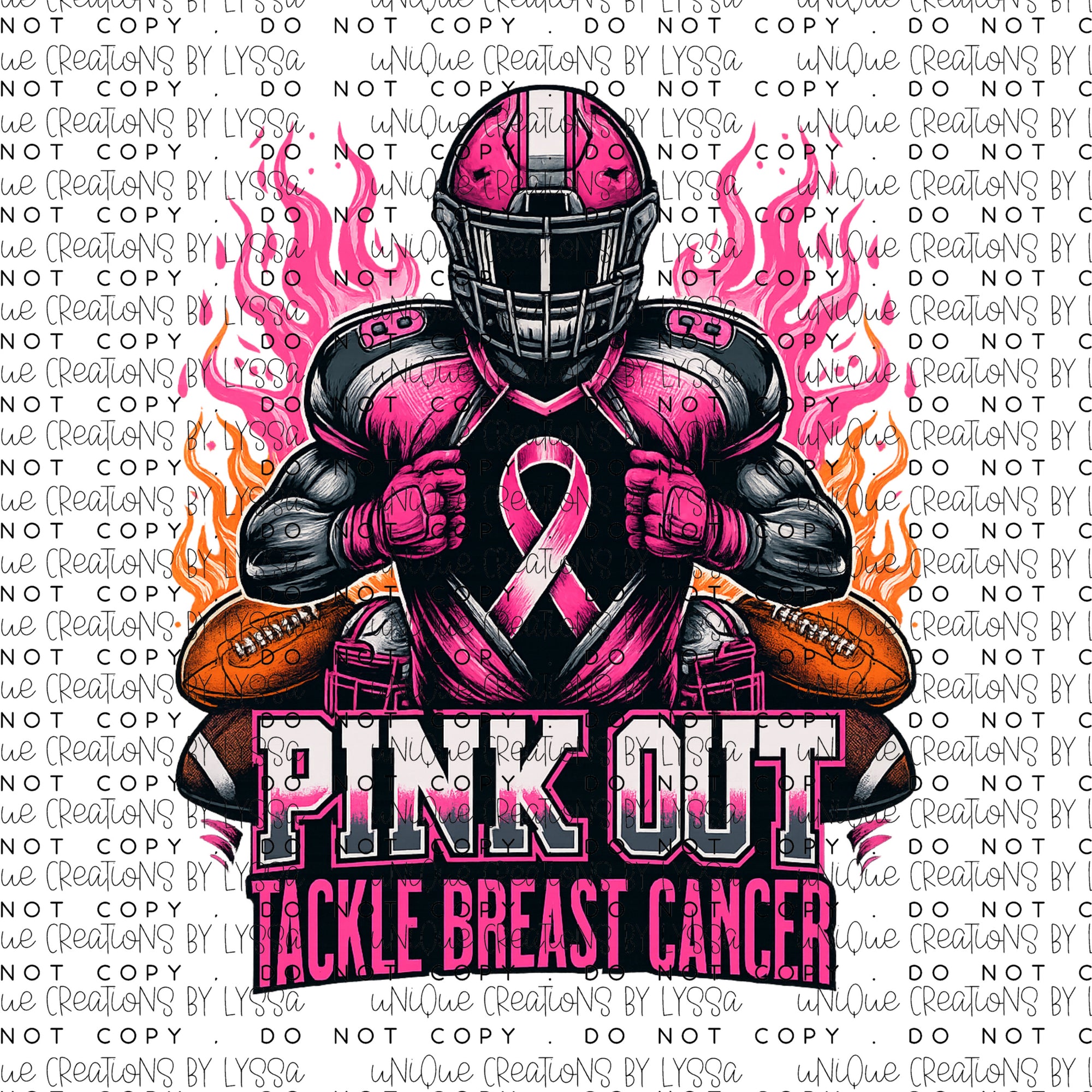 TACKLE BREAST CANCER DTF TRANSFER