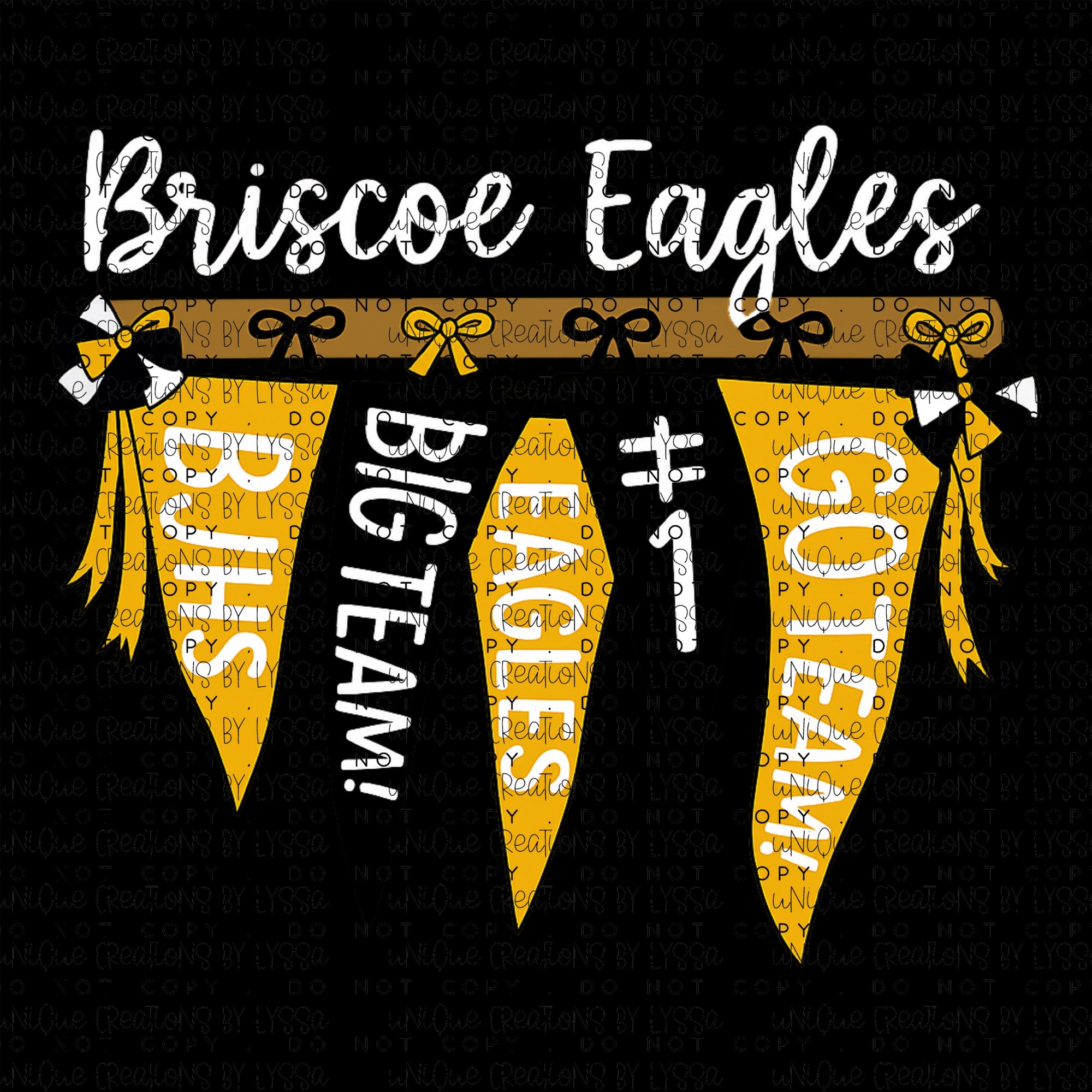 CUSTOM BRISCOE EAGLES DTF TRANSFER
