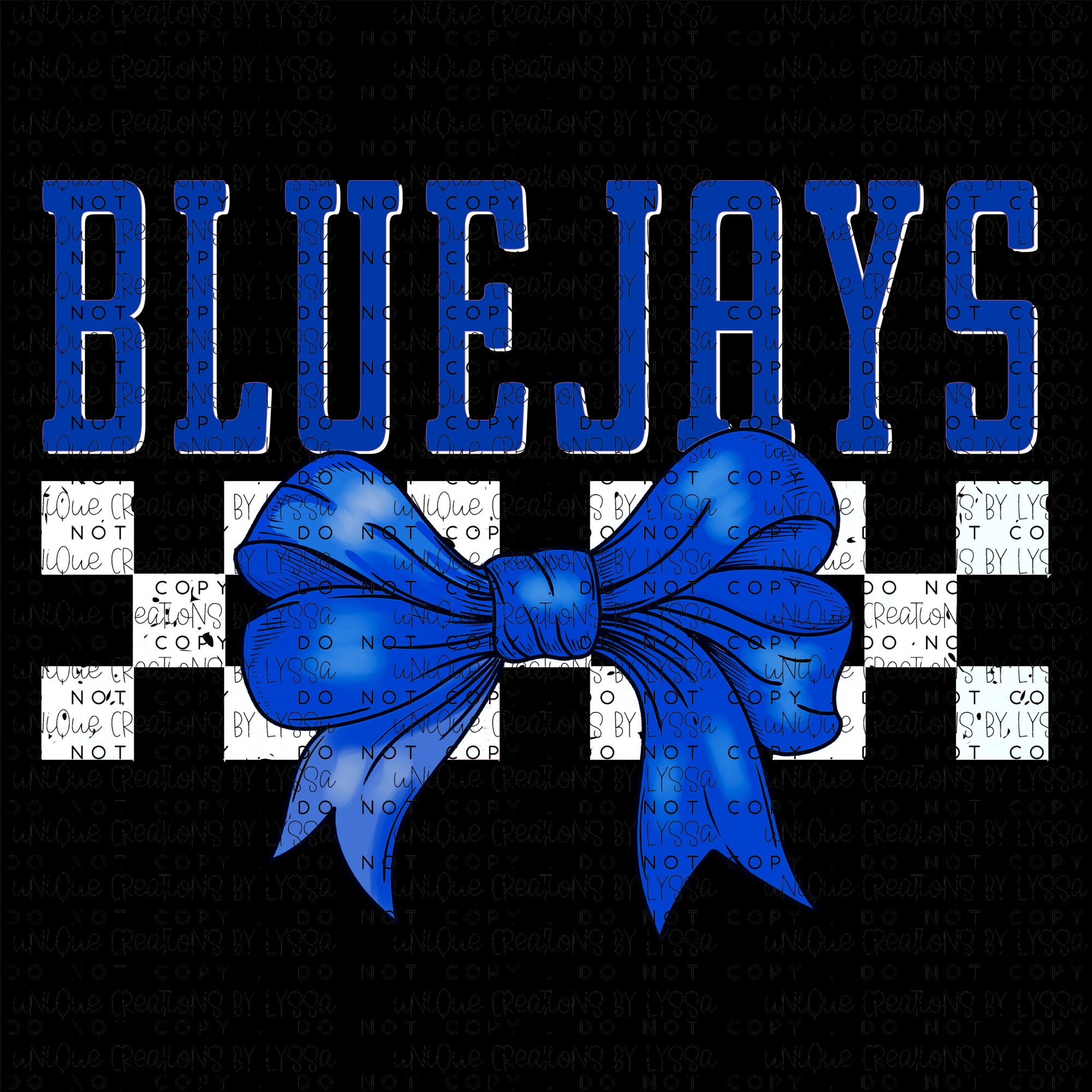 BLUEJAYS BOW DTF TRANSFER