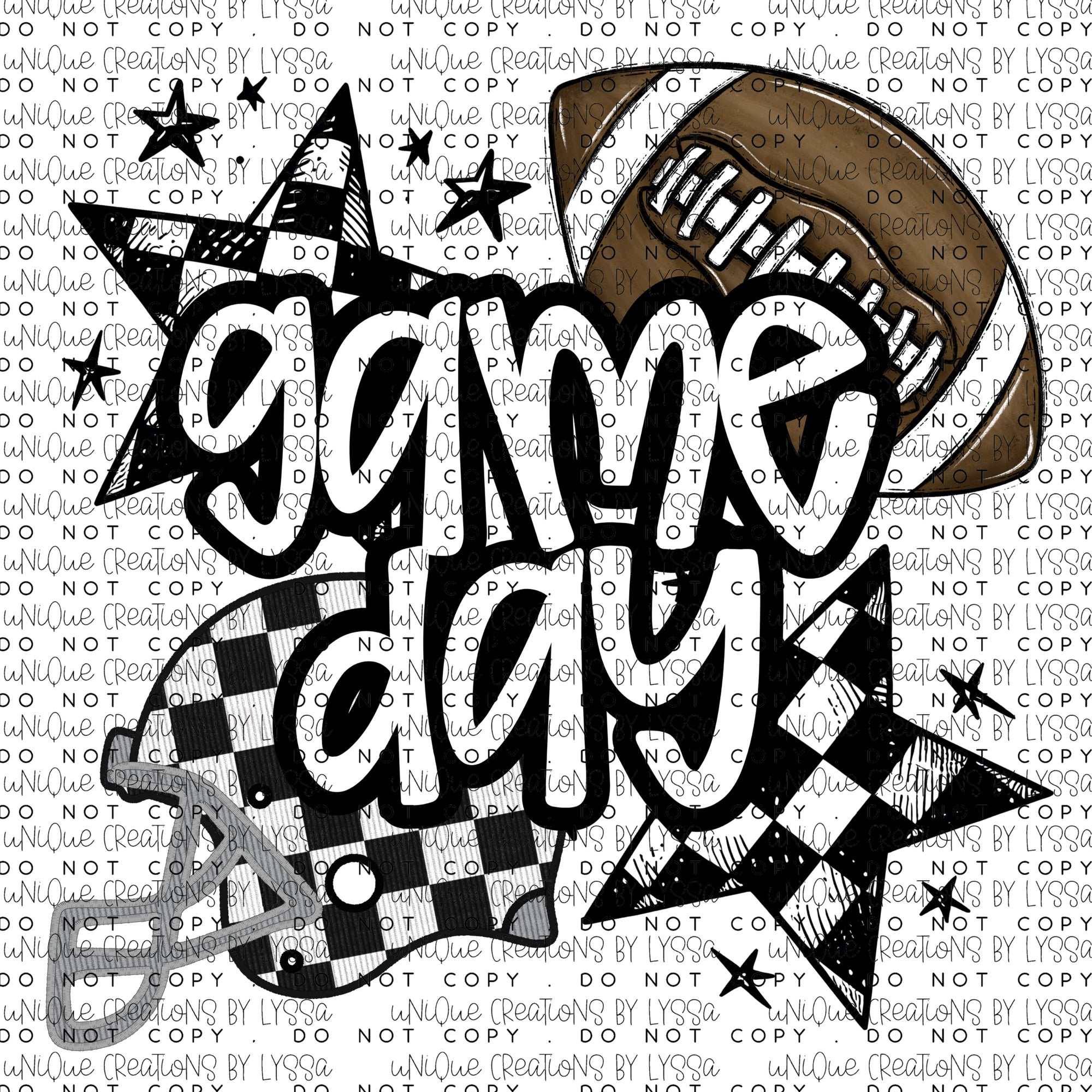 GAME DAY FOOTBALL DTF TRANSFER