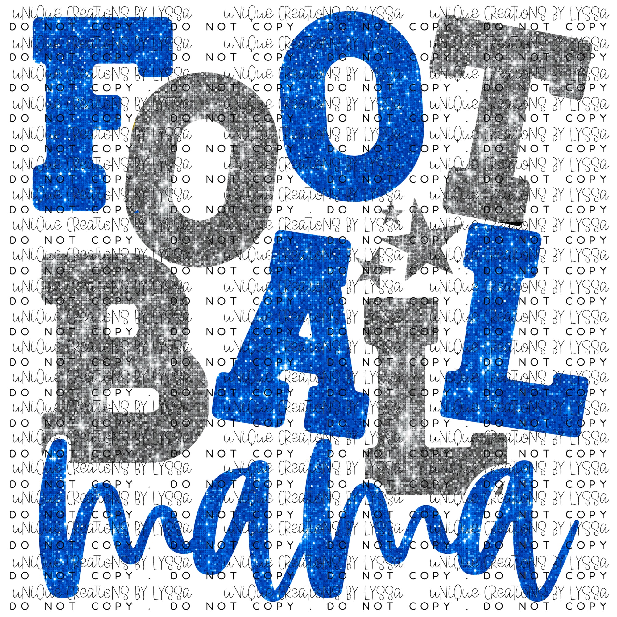FAUX FOOTBALL MAMA DTF TRANSFER