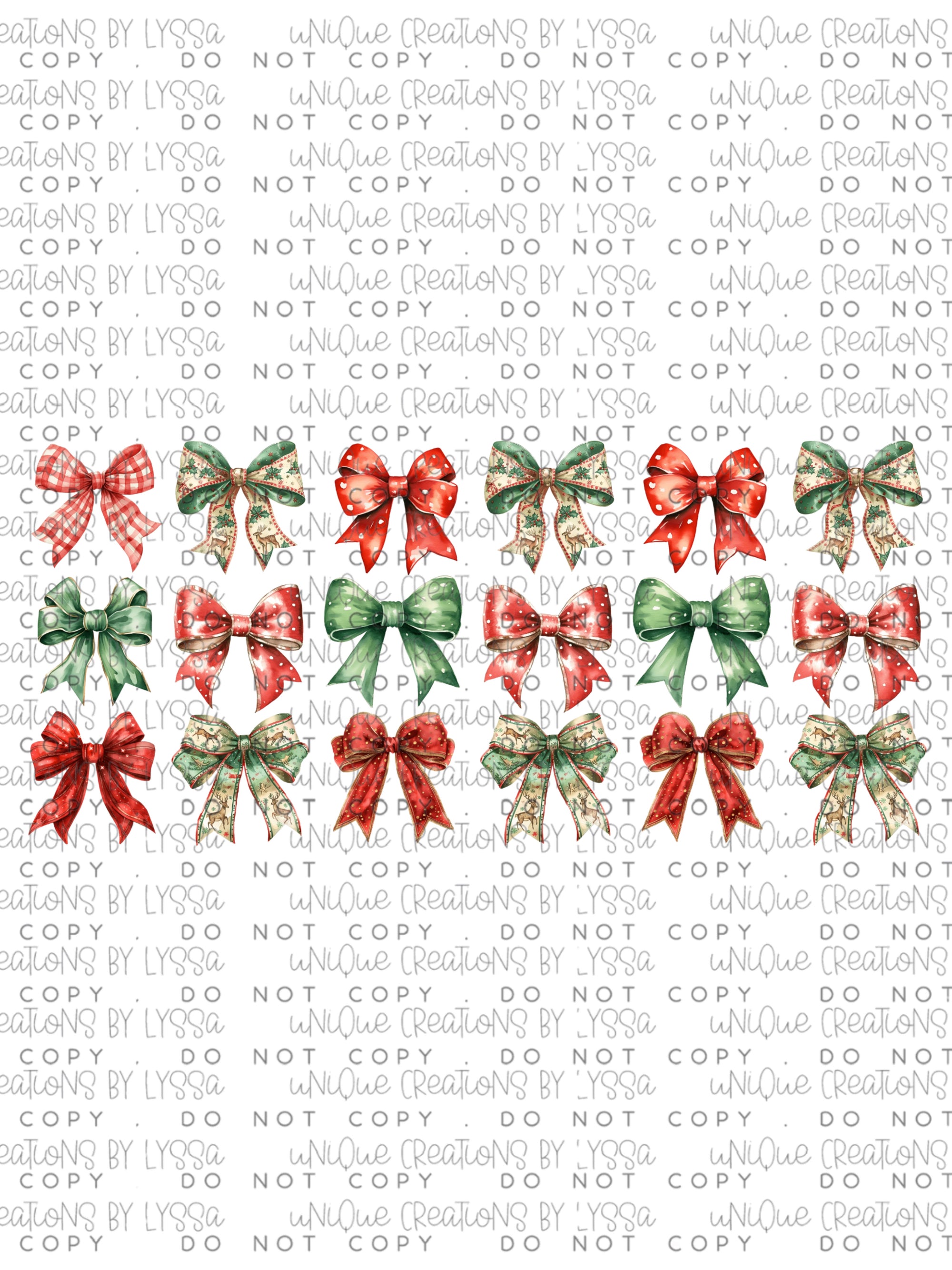 CHRISTMAS BOWS WRAP