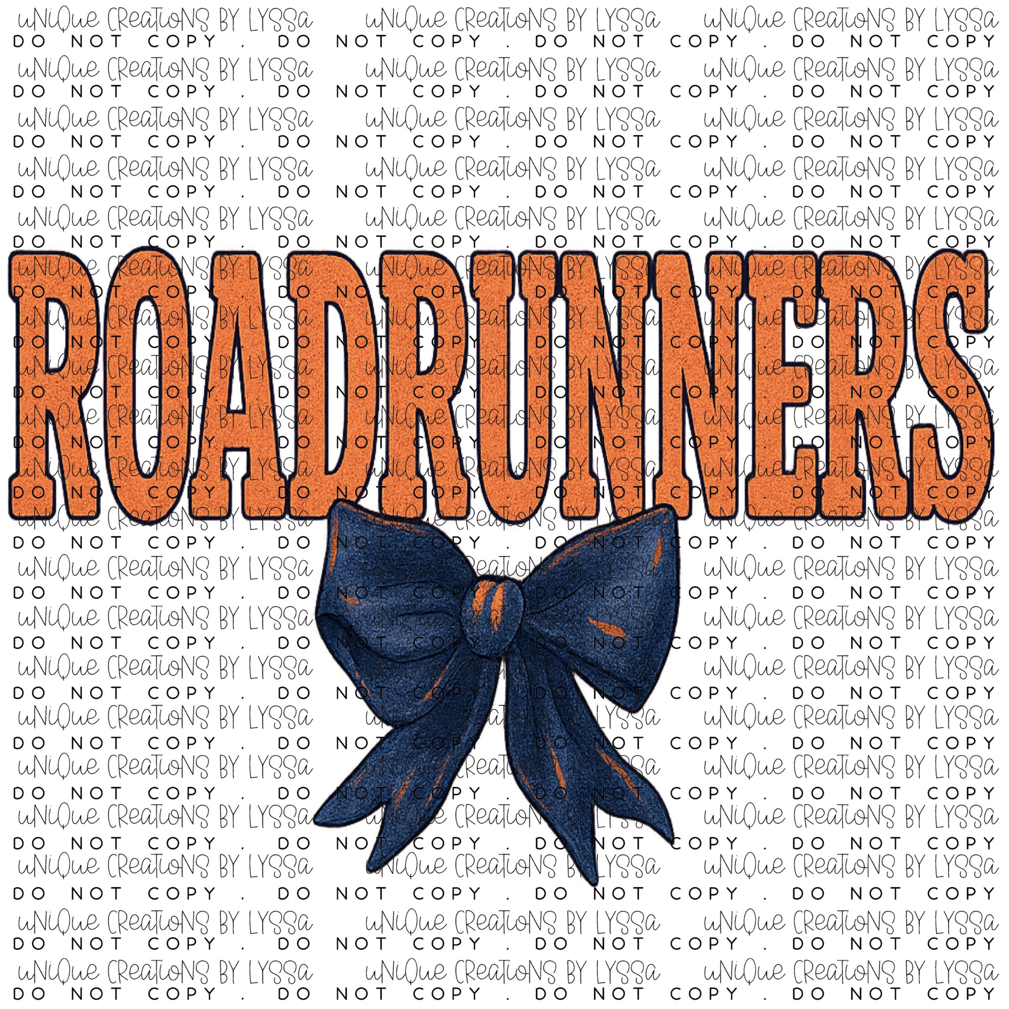 ROADRUNNERS COQUETTE BOW DTF TRANSFER