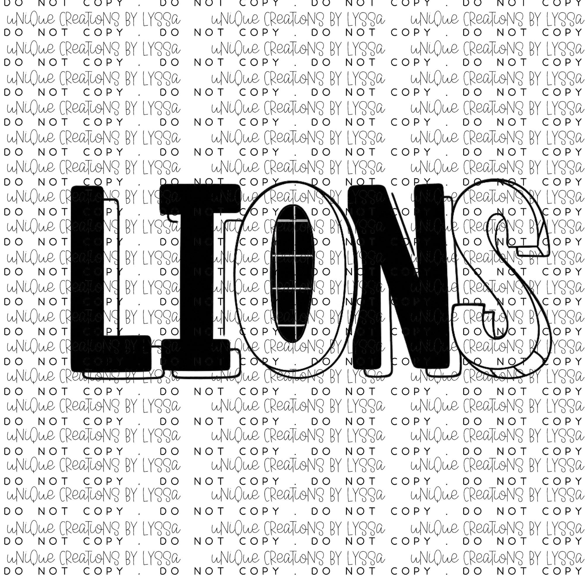 LIONS DTF TRANSFER