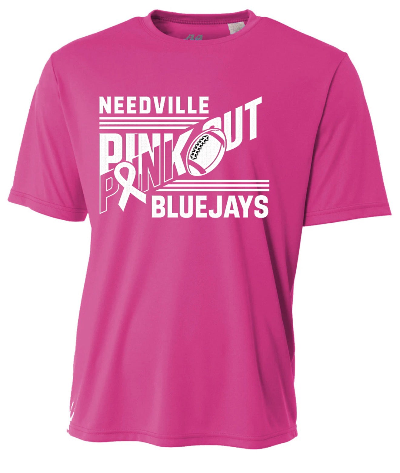 NEEDVILLE BLUEJAYS PINK OUT TEE