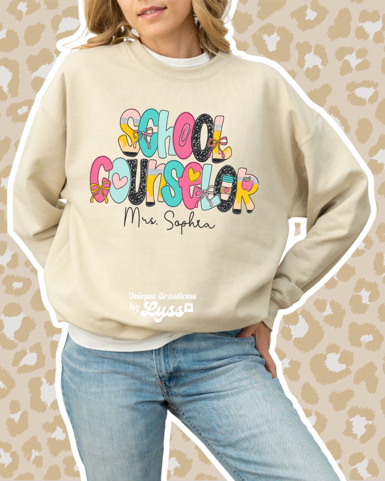 SCHOOL COUNSELOR ALPHA ADULT TEE/SWEATER/HOODIE