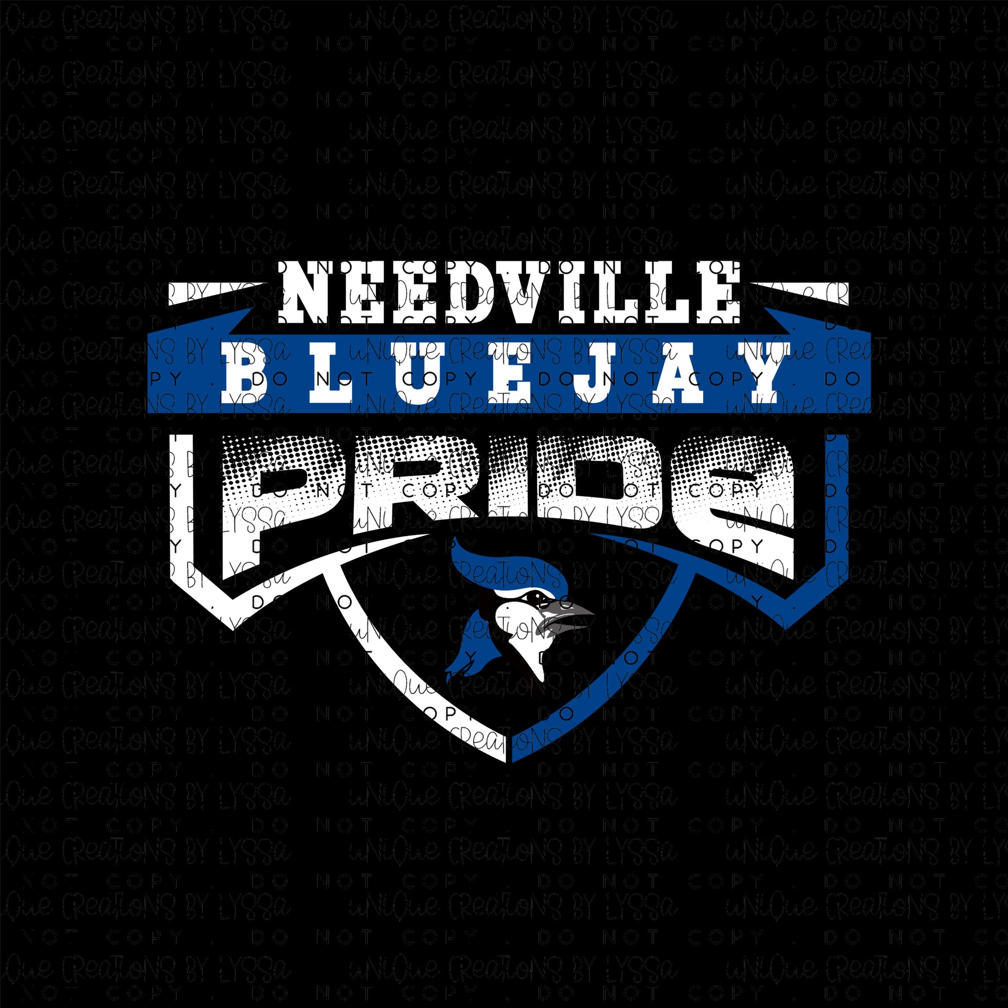 NEEDVILLE PRIDE (WHTE) DTF TRANSFER