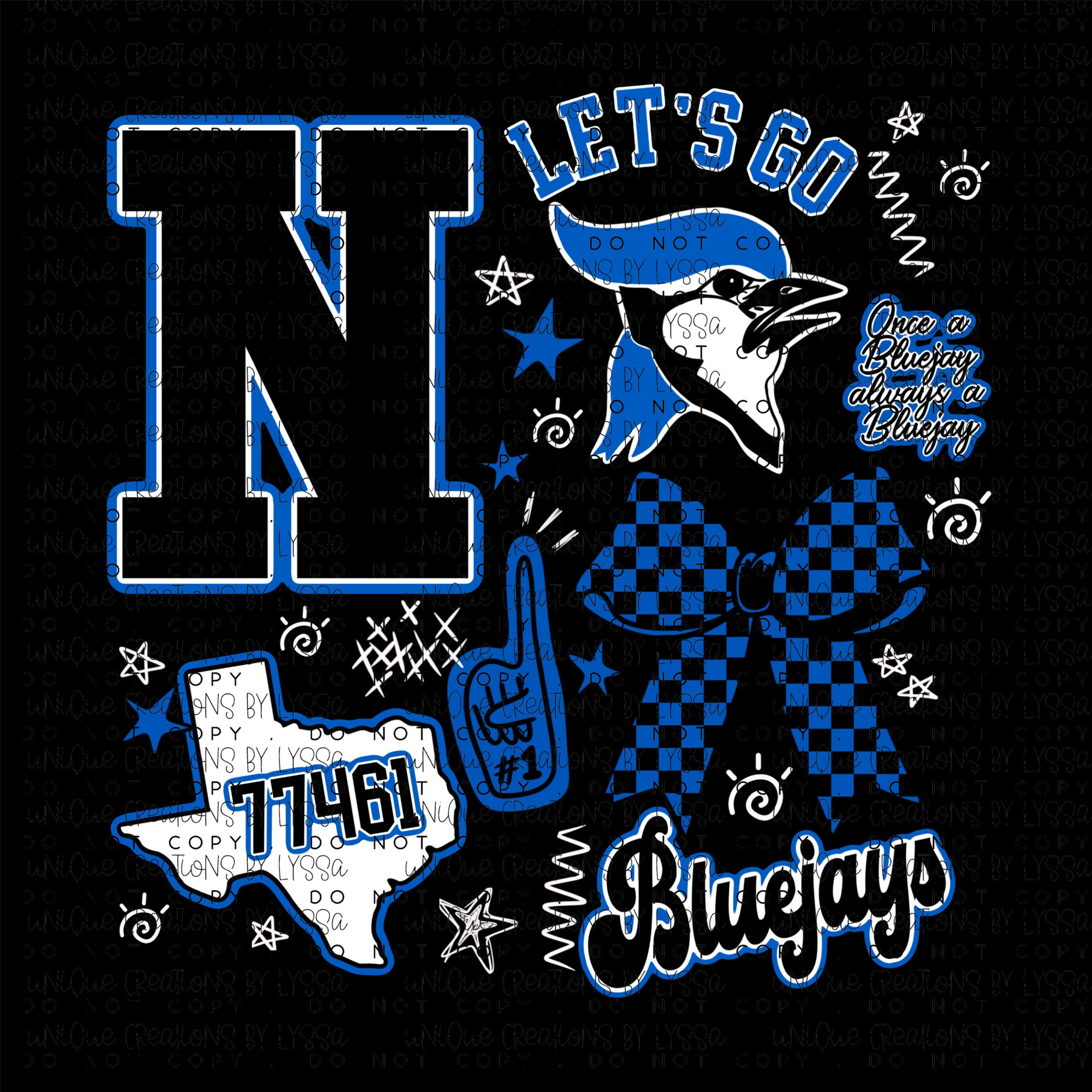 NEEDVILLE COLLAGE (WHTE) DTF TRANSFER