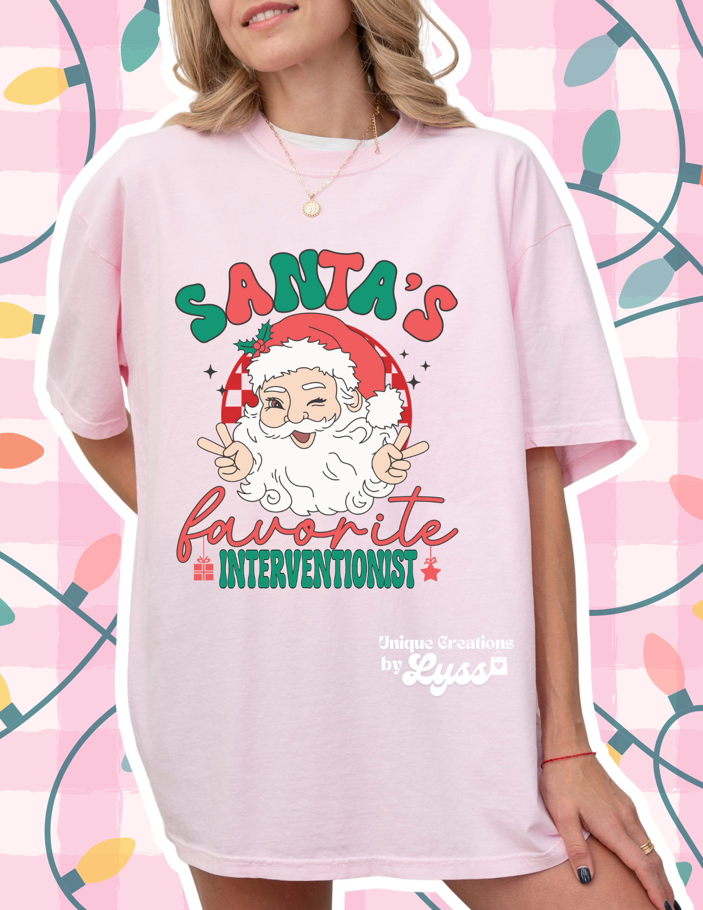 SANTAS FAVORITE INTERVENTIONIST ADULT TEE/SWEATER