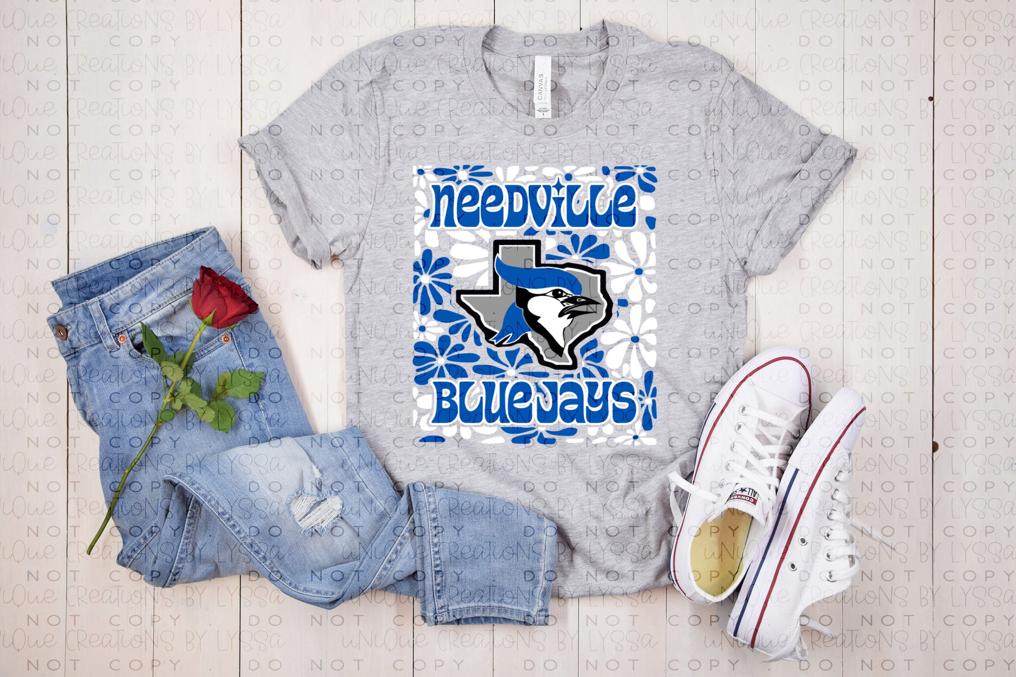 FLORAL NEEDVILLE BLUEJAYS