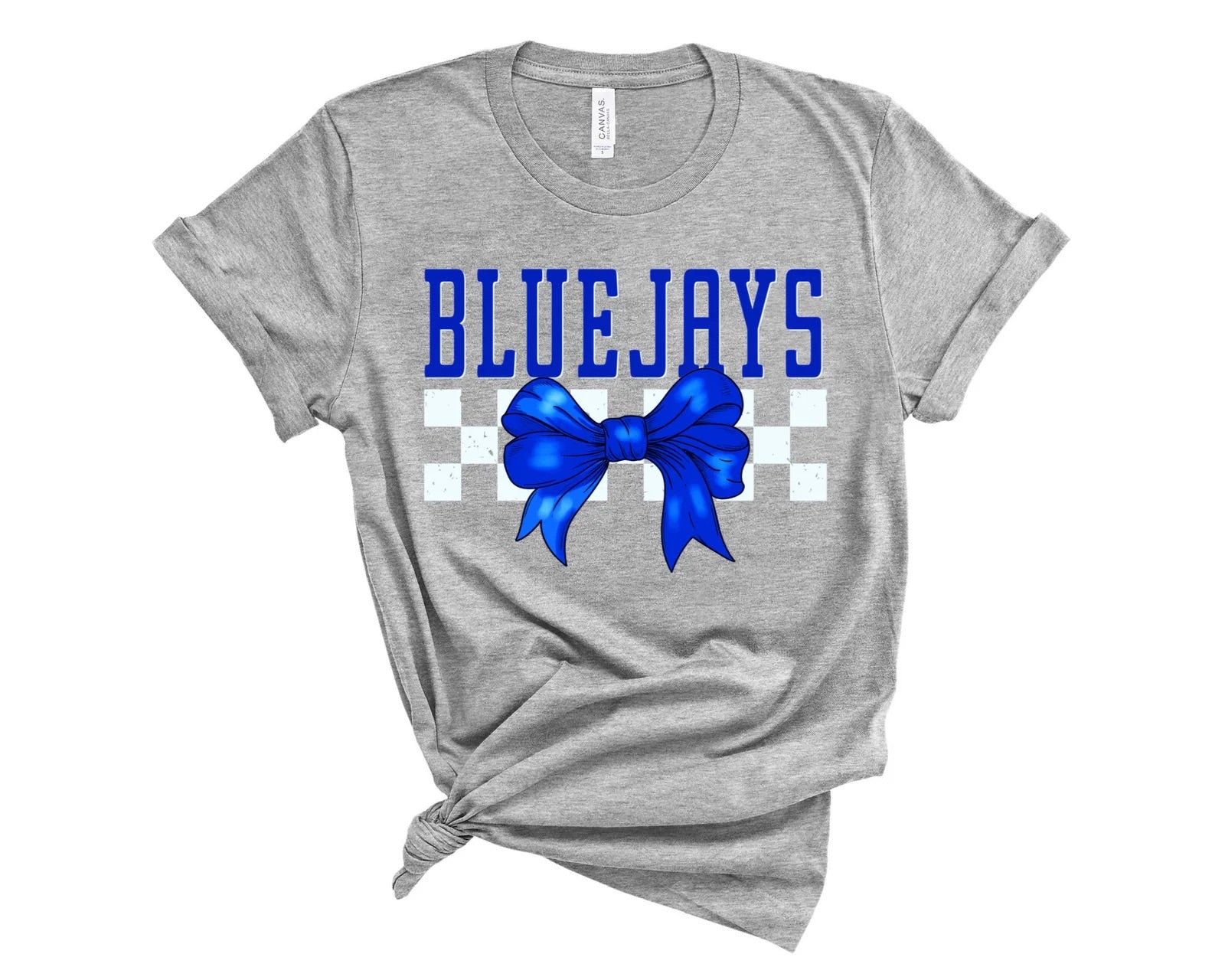 BLUEJAYS CHECKERED BOW