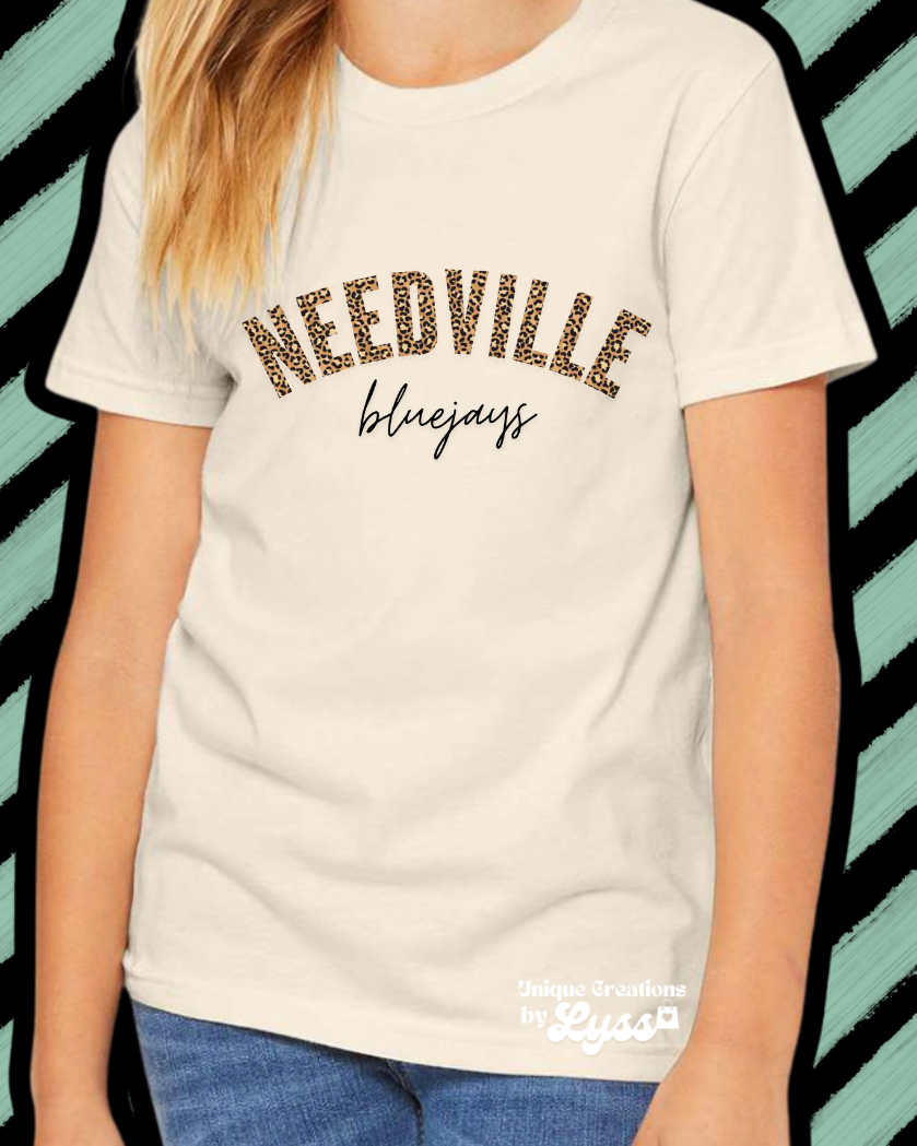 NEEDVILLE CHEETAH BLUEJAYS YOUTH SWEATER/TEE